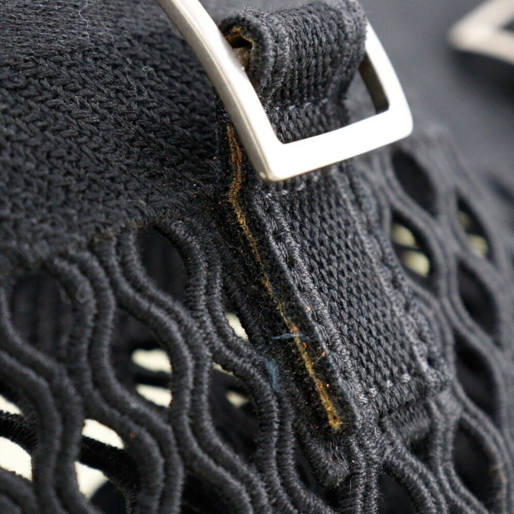 CHRISTIAN DIOR Black Canvas Messenger Shoulder Bag - Picture 6 of 11